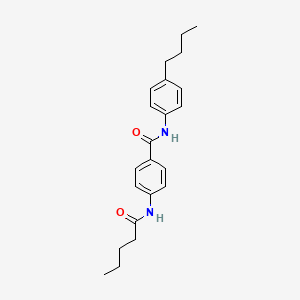 N-(4-butylphenyl)-4-(pentanoylamino)benzamide