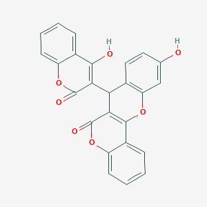 10-hydroxy-7-(4-hydroxy-2-oxo-2H-chromen-3-yl)-6H,7H-chromeno[4,3-b]chromen-6-one