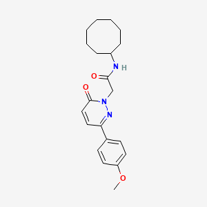 N-cyclooctyl-2-[3-(4-methoxyphenyl)-6-oxo-1(6H)-pyridazinyl]acetamide