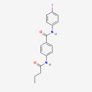 4-(butanoylamino)-N-(4-iodophenyl)benzamide