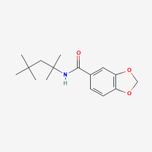 N-(2,4,4-trimethylpentan-2-yl)-1,3-benzodioxole-5-carboxamide