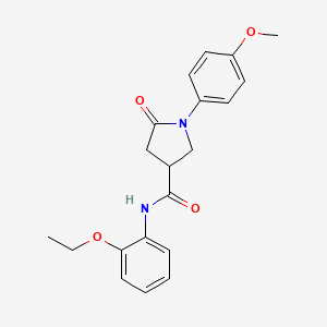 N-(2-ethoxyphenyl)-1-(4-methoxyphenyl)-5-oxopyrrolidine-3-carboxamide