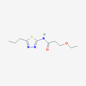 3-ethoxy-N-(5-propyl-1,3,4-thiadiazol-2-yl)propanamide