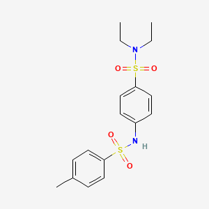 N,N-diethyl-4-{[(4-methylphenyl)sulfonyl]amino}benzenesulfonamide