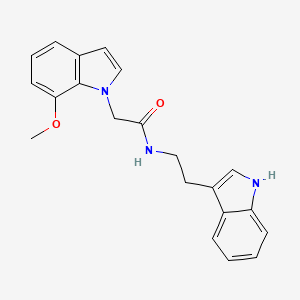 N-[2-(1H-indol-3-yl)ethyl]-2-(7-methoxy-1H-indol-1-yl)acetamide