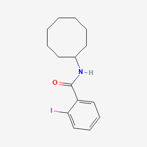 molecular formula C15H20INO B11167434 N-cyclooctyl-2-iodobenzamide 