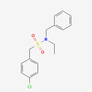 N-benzyl-1-(4-chlorophenyl)-N-ethylmethanesulfonamide