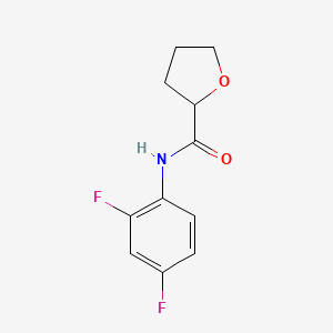 molecular formula C11H11F2NO2 B11167474 N-(2,4-difluorophenyl)oxolane-2-carboxamide 