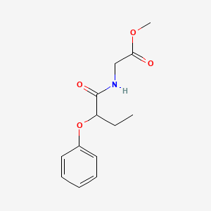 methyl N-(2-phenoxybutanoyl)glycinate