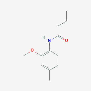 molecular formula C12H17NO2 B11167604 N-(2-methoxy-4-methylphenyl)butanamide 