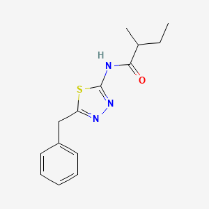 N-(5-benzyl-1,3,4-thiadiazol-2-yl)-2-methylbutanamide