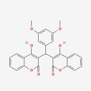 3-[(3,5-dimethoxyphenyl)(4-hydroxy-2-oxo-2H-chromen-3-yl)methyl]-4-hydroxy-2H-chromen-2-one