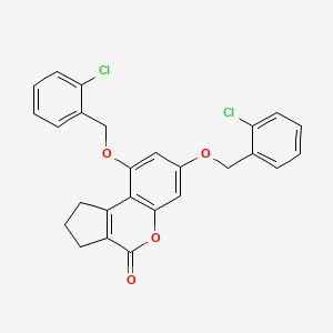 7,9-bis[(2-chlorobenzyl)oxy]-2,3-dihydrocyclopenta[c]chromen-4(1H)-one