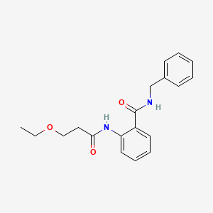 N-benzyl-2-[(3-ethoxypropanoyl)amino]benzamide