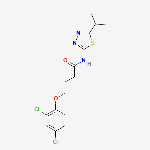 4-(2,4-dichlorophenoxy)-N-[5-(propan-2-yl)-1,3,4-thiadiazol-2-yl]butanamide