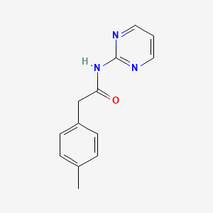 2-(4-methylphenyl)-N-(pyrimidin-2-yl)acetamide