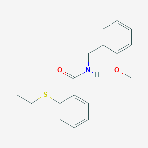 2-(ethylsulfanyl)-N-(2-methoxybenzyl)benzamide