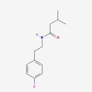 N-[2-(4-fluorophenyl)ethyl]-3-methylbutanamide