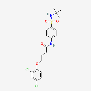 N-[4-(tert-butylsulfamoyl)phenyl]-4-(2,4-dichlorophenoxy)butanamide