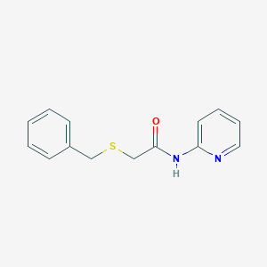 2-(benzylsulfanyl)-N-(pyridin-2-yl)acetamide