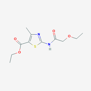 Ethyl 2-[(ethoxyacetyl)amino]-4-methyl-1,3-thiazole-5-carboxylate