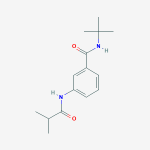 N-tert-butyl-3-[(2-methylpropanoyl)amino]benzamide