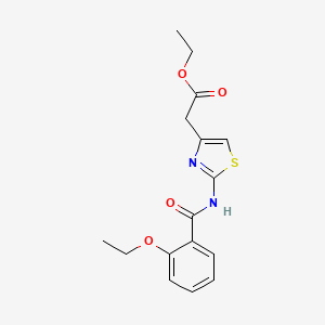 Ethyl 2-[2-(2-ethoxybenzamido)-1,3-thiazol-4-YL]acetate