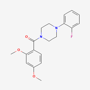 (2,4-Dimethoxyphenyl)[4-(2-fluorophenyl)piperazin-1-yl]methanone