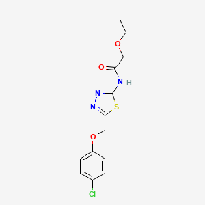 N-[5-(4-Chloro-phenoxymethyl)-[1,3,4]thiadiazol-2-yl]-2-ethoxy-acetamide