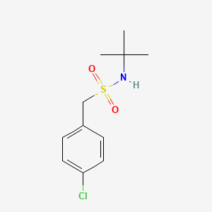 N-tert-butyl-1-(4-chlorophenyl)methanesulfonamide