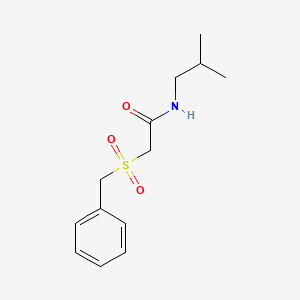 2-(benzylsulfonyl)-N-(2-methylpropyl)acetamide