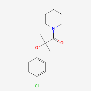 2-(4-Chlorophenoxy)-2-methyl-1-(piperidin-1-yl)propan-1-one