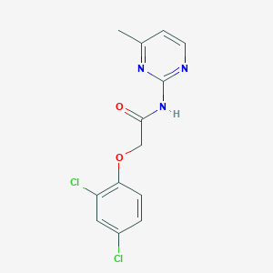 2-(2,4-dichlorophenoxy)-N-(4-methylpyrimidin-2-yl)acetamide