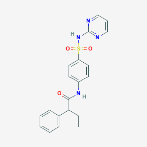 2-phenyl-N-[4-(pyrimidin-2-ylsulfamoyl)phenyl]butanamide