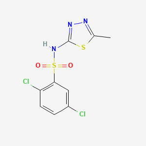 2,5-dichloro-N-(5-methyl-1,3,4-thiadiazol-2-yl)benzenesulfonamide