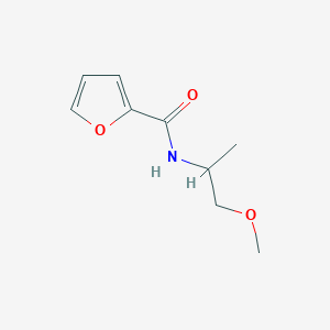 molecular formula C9H13NO3 B11168656 N-(1-methoxypropan-2-yl)furan-2-carboxamide 