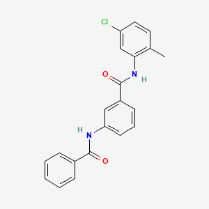 3-benzamido-N-(5-chloro-2-methylphenyl)benzamide