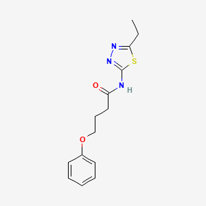 N-(5-ethyl-1,3,4-thiadiazol-2-yl)-4-phenoxybutanamide