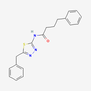 N-(5-benzyl-1,3,4-thiadiazol-2-yl)-4-phenylbutanamide