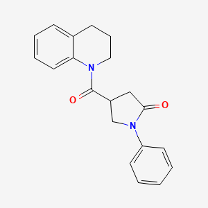 4-(3,4-dihydroquinolin-1(2H)-ylcarbonyl)-1-phenylpyrrolidin-2-one