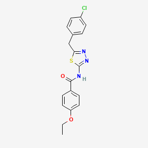 N-[5-(4-chlorobenzyl)-1,3,4-thiadiazol-2-yl]-4-ethoxybenzamide