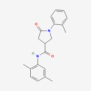 N-(2,5-dimethylphenyl)-1-(2-methylphenyl)-5-oxopyrrolidine-3-carboxamide