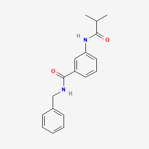 N-benzyl-3-[(2-methylpropanoyl)amino]benzamide