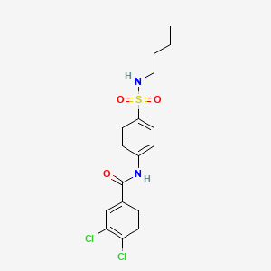 N-[4-(butylsulfamoyl)phenyl]-3,4-dichlorobenzamide