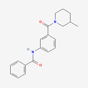 N-[3-(3-methylpiperidine-1-carbonyl)phenyl]benzamide