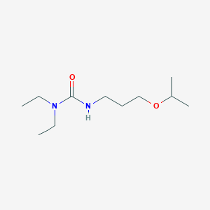 molecular formula C11H24N2O2 B11168962 1,1-Diethyl-3-[3-(propan-2-yloxy)propyl]urea 