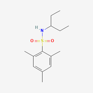 2,4,6-trimethyl-N-(pentan-3-yl)benzenesulfonamide