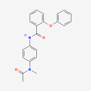 N-{4-[acetyl(methyl)amino]phenyl}-2-phenoxybenzamide