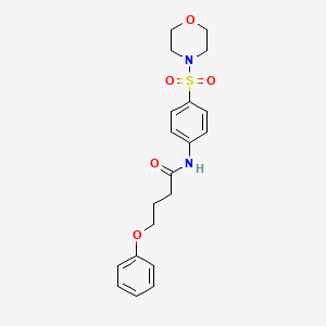 N-[4-(morpholin-4-ylsulfonyl)phenyl]-4-phenoxybutanamide