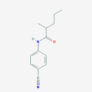 N-(4-cyanophenyl)-2-methylpentanamide